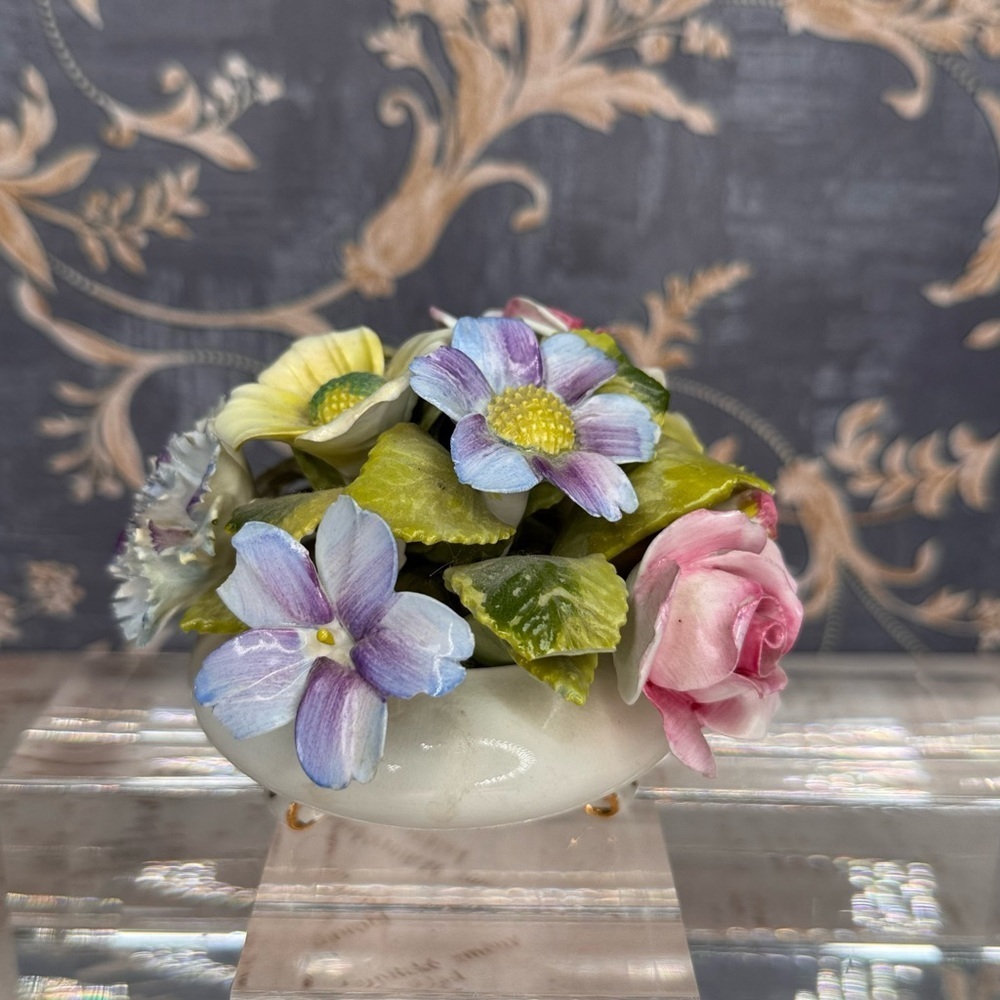 Vintage Royal Adderley Bone China Floral Arrangement England Hand Painted READ